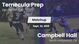 Matchup: Temecula Prep High S vs. Campbell Hall  2018