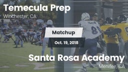 Matchup: Temecula Prep High S vs. Santa Rosa Academy 2018