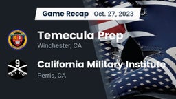 Recap: Temecula Prep  vs. California Military Institute  2023