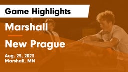 Marshall  vs New Prague  Game Highlights - Aug. 25, 2023