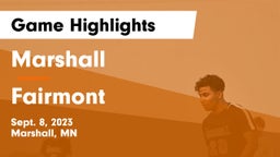 Marshall  vs Fairmont  Game Highlights - Sept. 8, 2023
