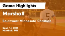 Marshall  vs Southwest Minnesota Christian Game Highlights - Sept. 14, 2023