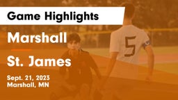 Marshall  vs St. James  Game Highlights - Sept. 21, 2023