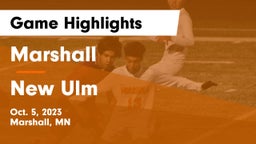 Marshall  vs New Ulm  Game Highlights - Oct. 5, 2023
