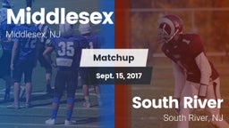 Matchup: Middlesex High Schoo vs. South River  2017