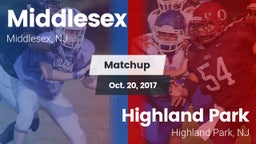 Matchup: Middlesex High Schoo vs. Highland Park  2017