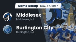 Recap: Middlesex  vs. Burlington City  2017