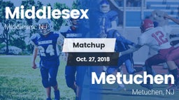 Matchup: Middlesex High Schoo vs. Metuchen  2018