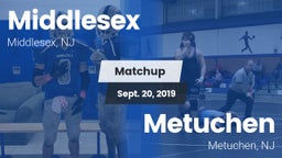 Matchup: Middlesex High Schoo vs. Metuchen  2019