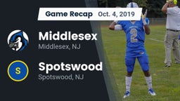 Recap: Middlesex  vs. Spotswood  2019