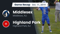 Recap: Middlesex  vs. Highland Park  2019