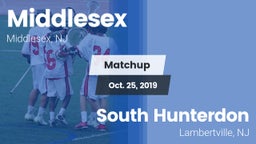 Matchup: Middlesex High Schoo vs. South Hunterdon  2019