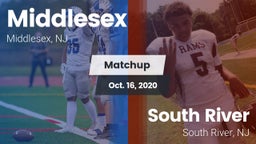 Matchup: Middlesex High Schoo vs. South River  2020
