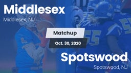 Matchup: Middlesex High Schoo vs. Spotswood  2020