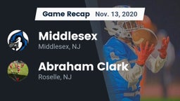 Recap: Middlesex  vs. Abraham Clark  2020