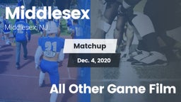 Matchup: Middlesex High Schoo vs. All Other Game Film 2020