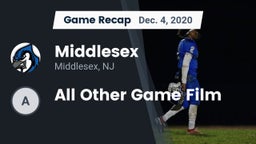Recap: Middlesex  vs. All Other Game Film 2020