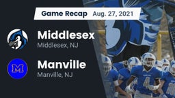 Recap: Middlesex  vs. Manville  2021