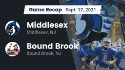 Recap: Middlesex  vs. Bound Brook  2021
