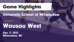 University School of Milwaukee vs Wausau West  Game Highlights - Dec. 3, 2022