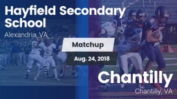 Matchup: Hayfield  vs. Chantilly  2018
