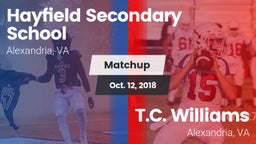 Matchup: Hayfield  vs. T.C. Williams 2018