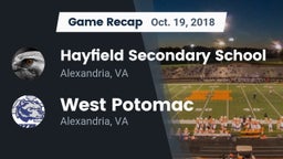Recap: Hayfield Secondary School vs. West Potomac  2018