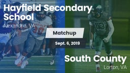 Matchup: Hayfield  vs. South County  2019
