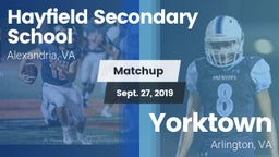 Matchup: Hayfield  vs. Yorktown  2019