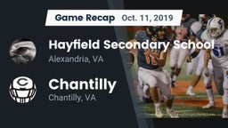 Recap: Hayfield Secondary School vs. Chantilly  2019