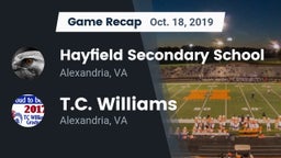 Recap: Hayfield Secondary School vs. T.C. Williams 2019
