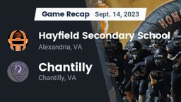 Recap: Hayfield Secondary School vs. Chantilly  2023