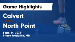 Calvert  vs North Point  Game Highlights - Sept. 14, 2021