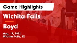 Wichita Falls  vs Boyd  Game Highlights - Aug. 19, 2022