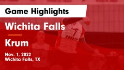 Wichita Falls  vs Krum  Game Highlights - Nov. 1, 2022