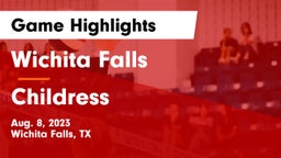 Wichita Falls  vs Childress  Game Highlights - Aug. 8, 2023