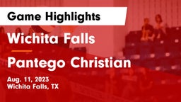 Wichita Falls  vs Pantego Christian  Game Highlights - Aug. 11, 2023