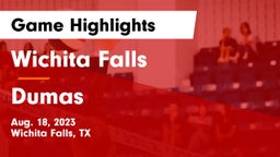 Wichita Falls  vs Dumas Game Highlights - Aug. 18, 2023
