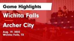 Wichita Falls  vs Archer City Game Highlights - Aug. 19, 2023