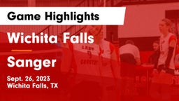 Wichita Falls  vs Sanger  Game Highlights - Sept. 26, 2023