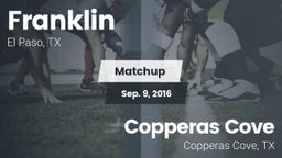 Matchup: Franklin  vs. Copperas Cove  2016