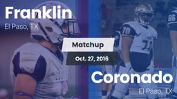 Matchup: Franklin  vs. Coronado  2016