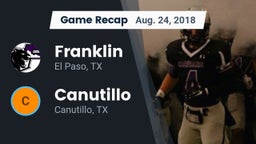 Recap: Franklin  vs. Canutillo  2018