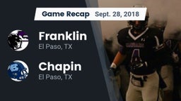Recap: Franklin  vs. Chapin  2018