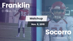 Matchup: Franklin  vs. Socorro  2018