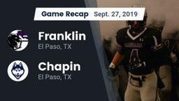Recap: Franklin  vs. Chapin  2019