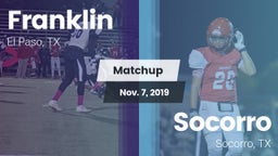 Matchup: Franklin  vs. Socorro  2019