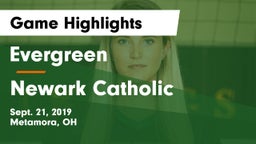 Evergreen  vs Newark Catholic  Game Highlights - Sept. 21, 2019