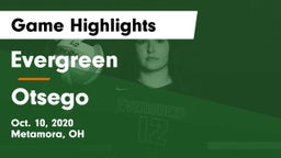 Evergreen  vs Otsego  Game Highlights - Oct. 10, 2020