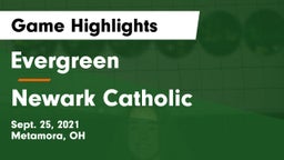 Evergreen  vs Newark Catholic  Game Highlights - Sept. 25, 2021
